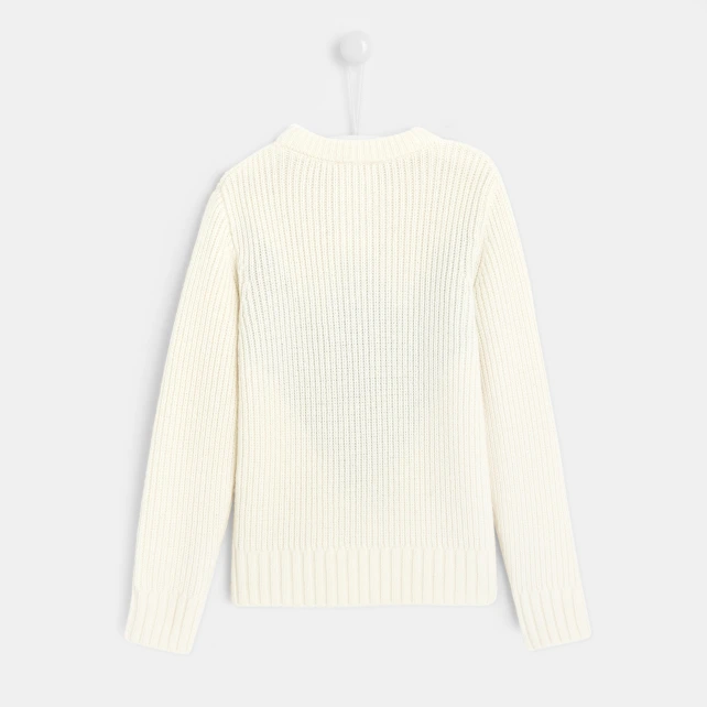 Pull jacquard enfant garçon