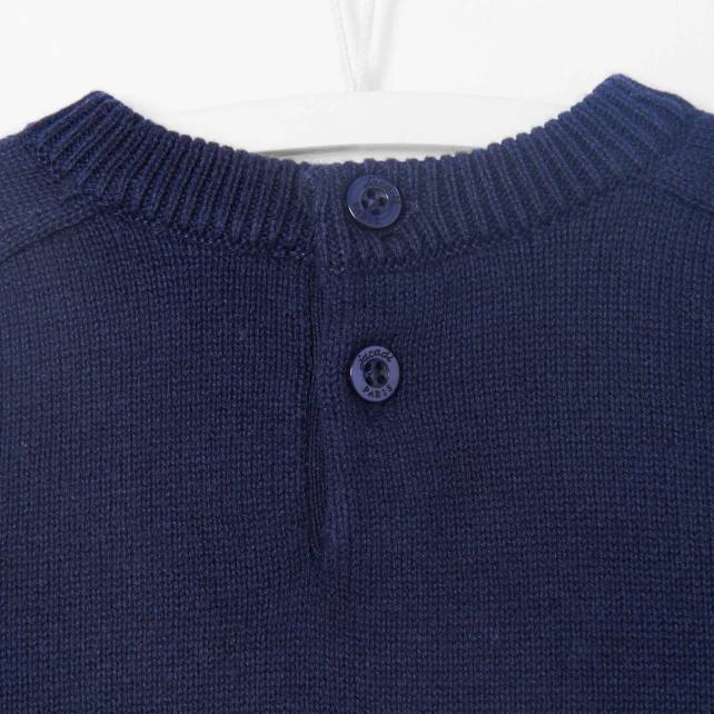 Pull bébé garçon intarsia carreaux