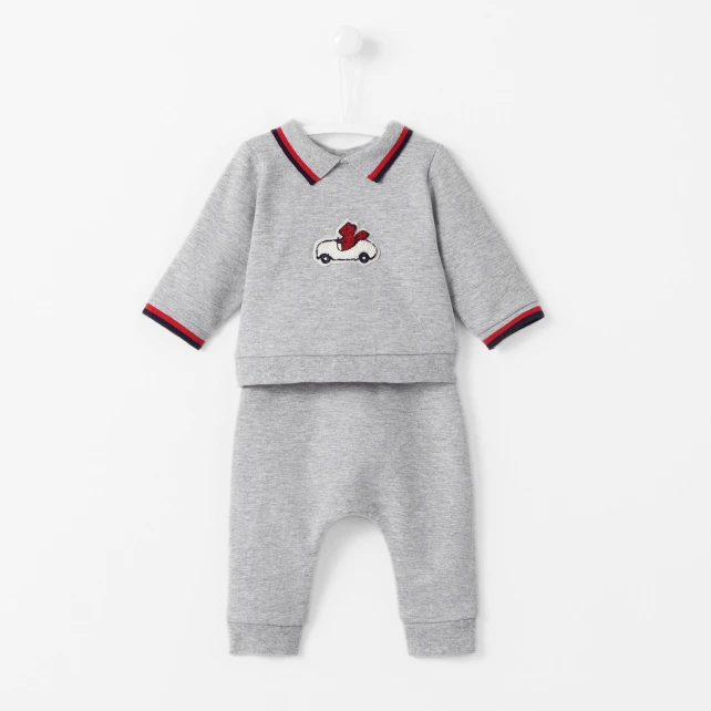 Ensemble bébé garçon en molleton