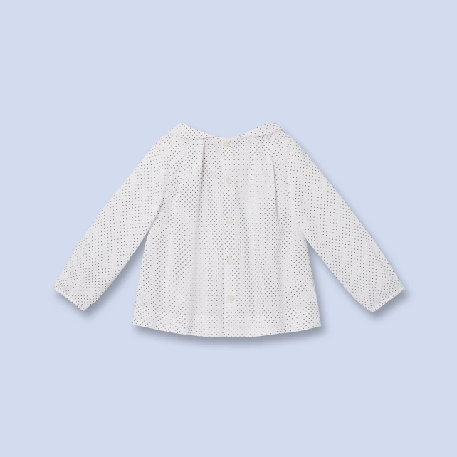 Blouse à pois
