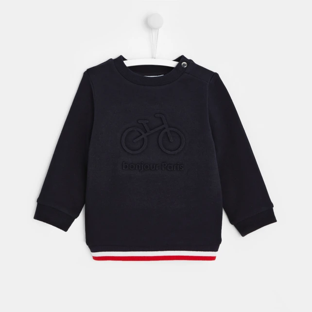 Sweat bébé garçon à message