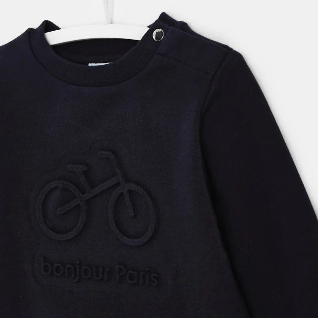 Sweat bébé garçon à message