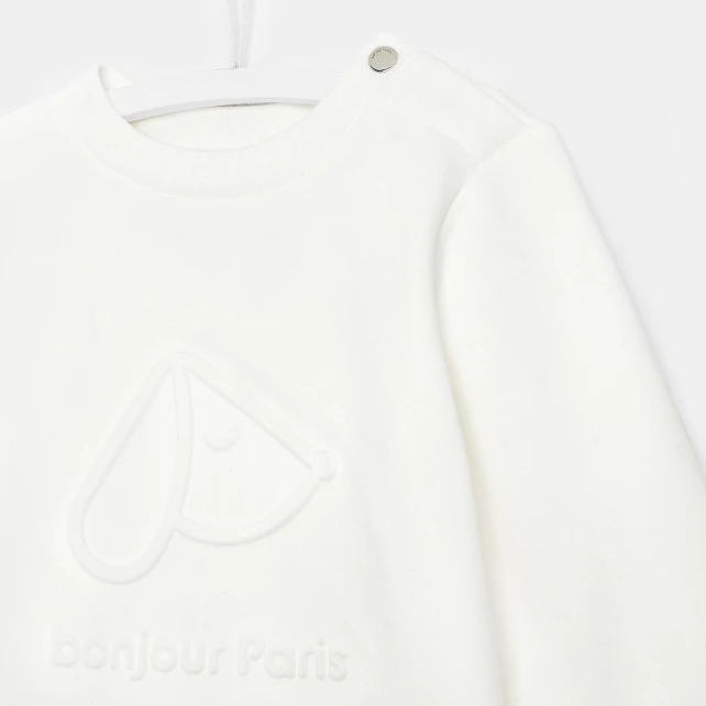 Sweat bébé garçon à message