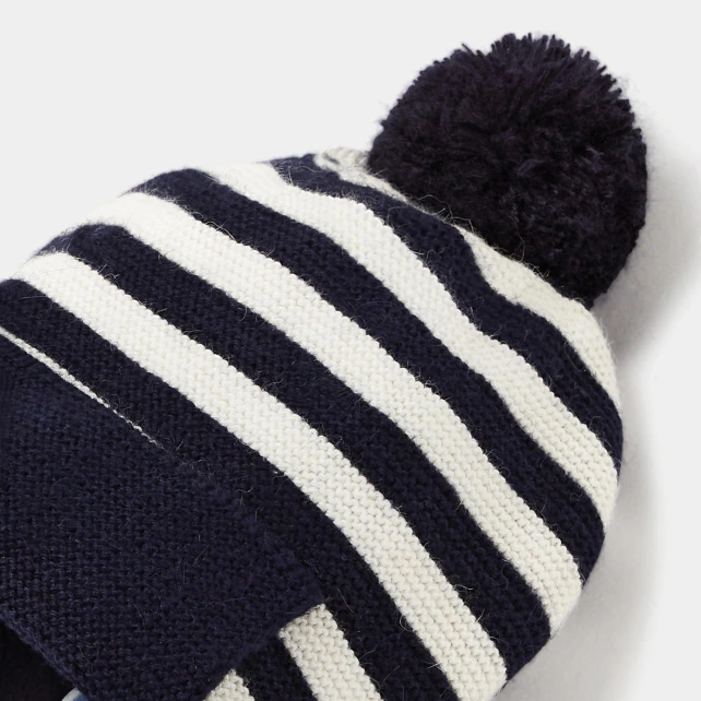 Bonnet à rayures bébé