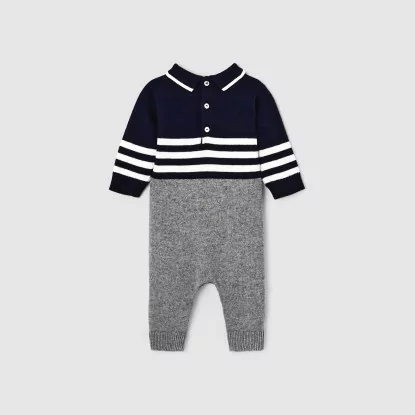 Combinaison bébé garçon en tricot