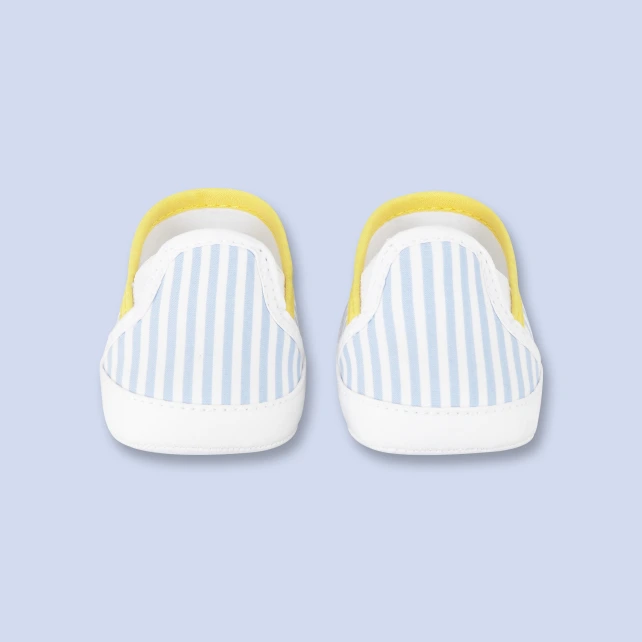 Bottons en popeline rayée