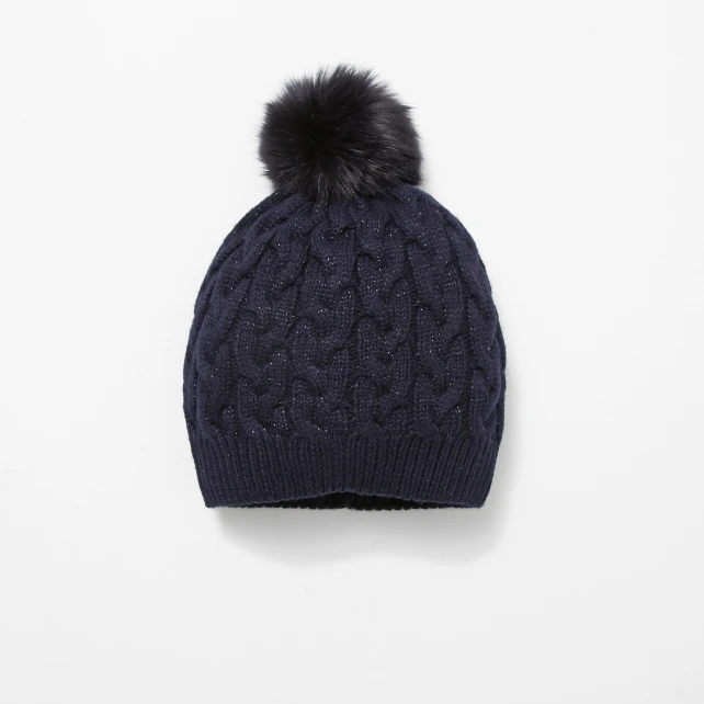 Bonnet à pompon uni