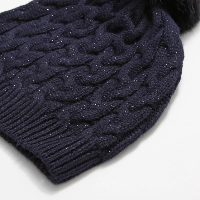 Bonnet à pompon uni