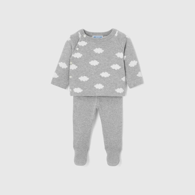 Ensemble bébé garçon en tricot jersey