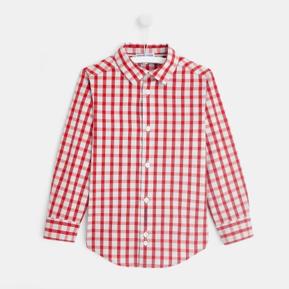 Chemise enfant garçon à carreaux