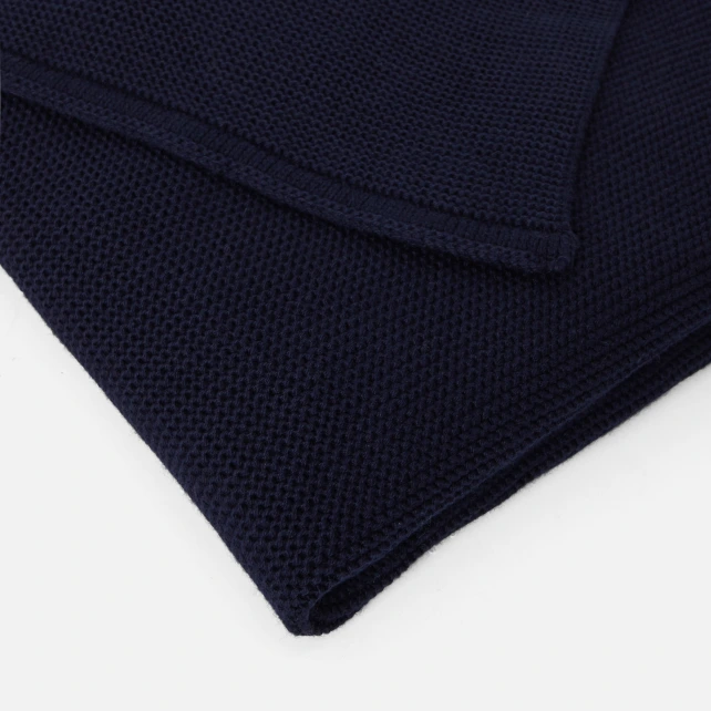 Couverture en point mousse