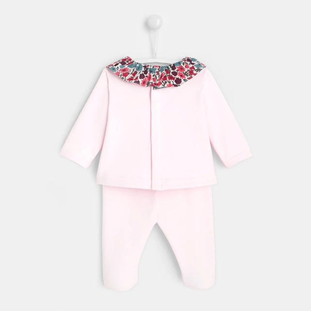 Ensemble bébé fille en molleton