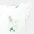 T-shirt bébé fille motif poussin