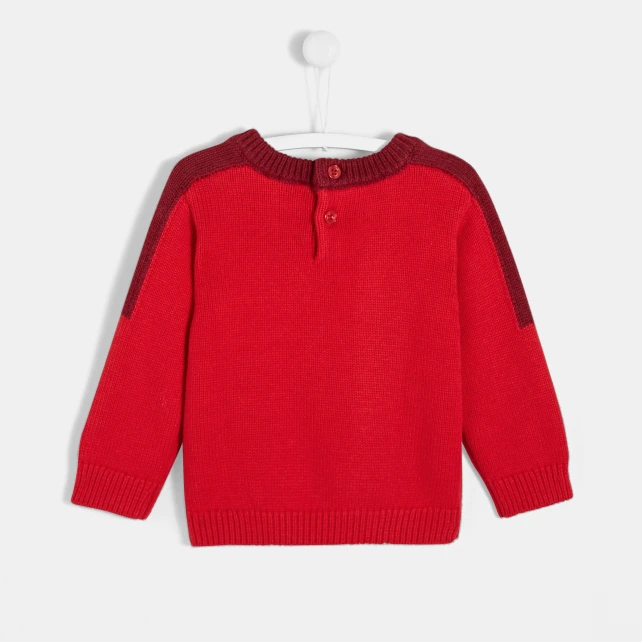 Pull bébé garçon motif flocon