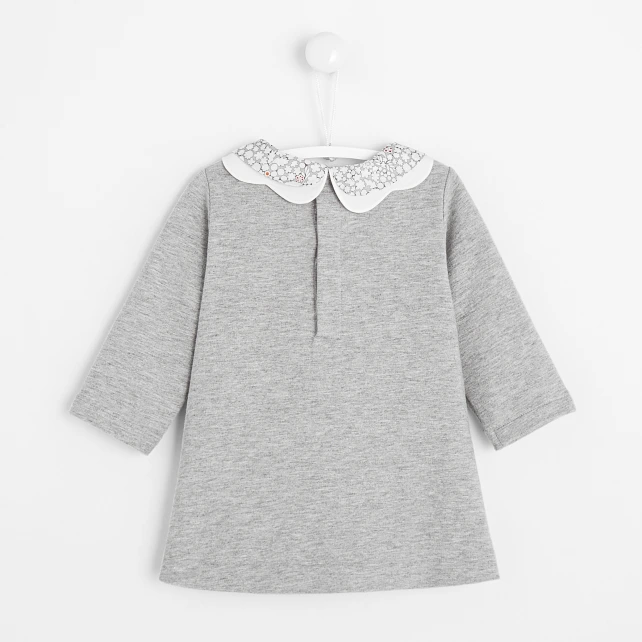 Robe bébé fille en molleton