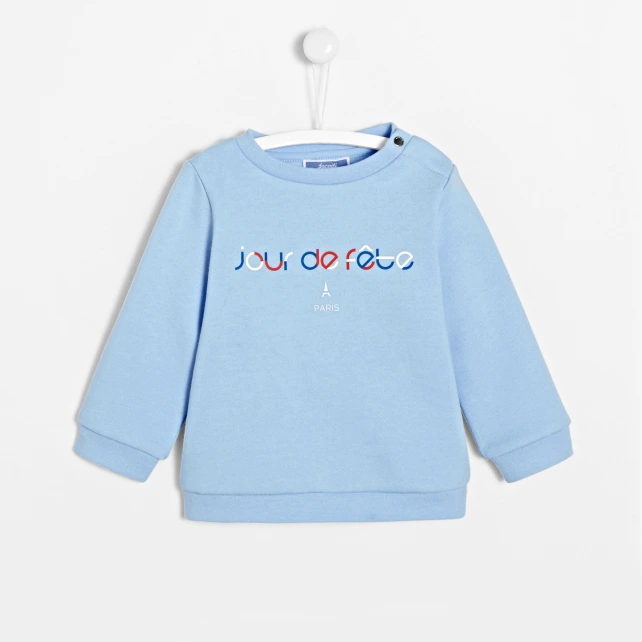 Sweat bébé garçon à message
