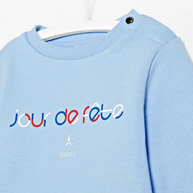 Sweat bébé garçon à message