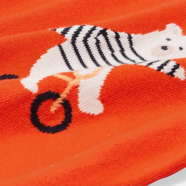 Pull bébé garçon intarsia ours