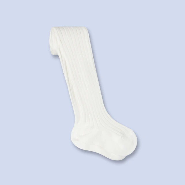 Collants en maille côtelée