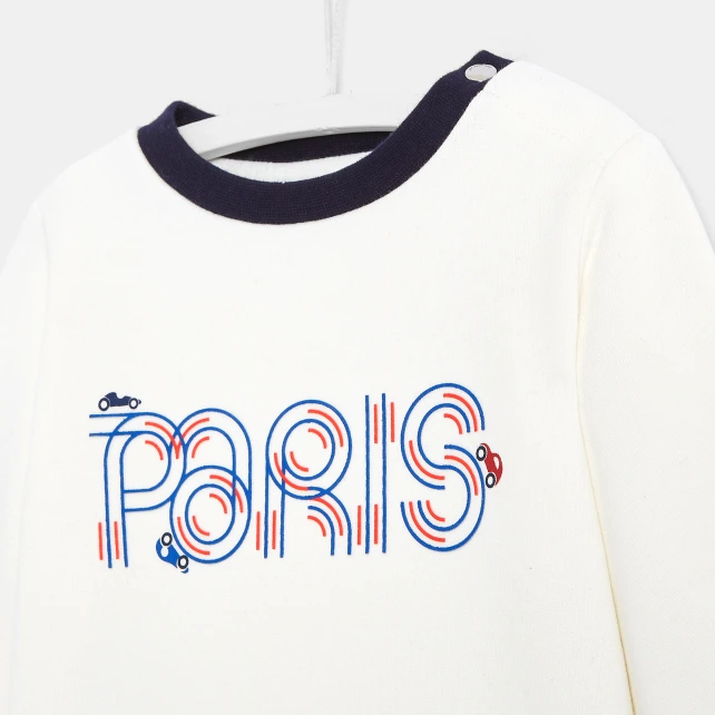 Sweat bébé garçon à message