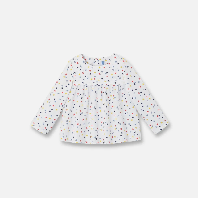 Blouse à pois
