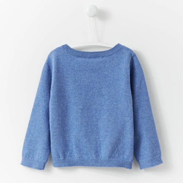 Pull à intarsia Oiseau