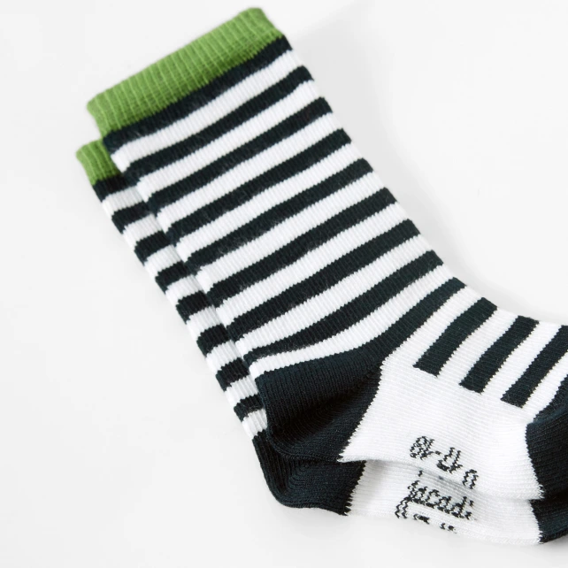 Chaussettes bébé garçon rayures bicolore