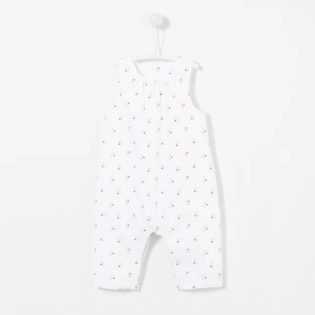 Combinaison molletonnée bébé fille