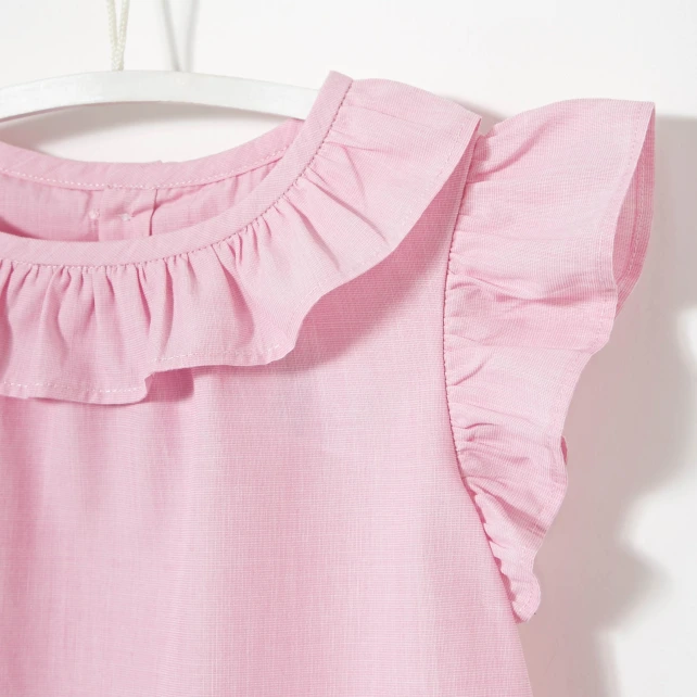 Blouse col collerette