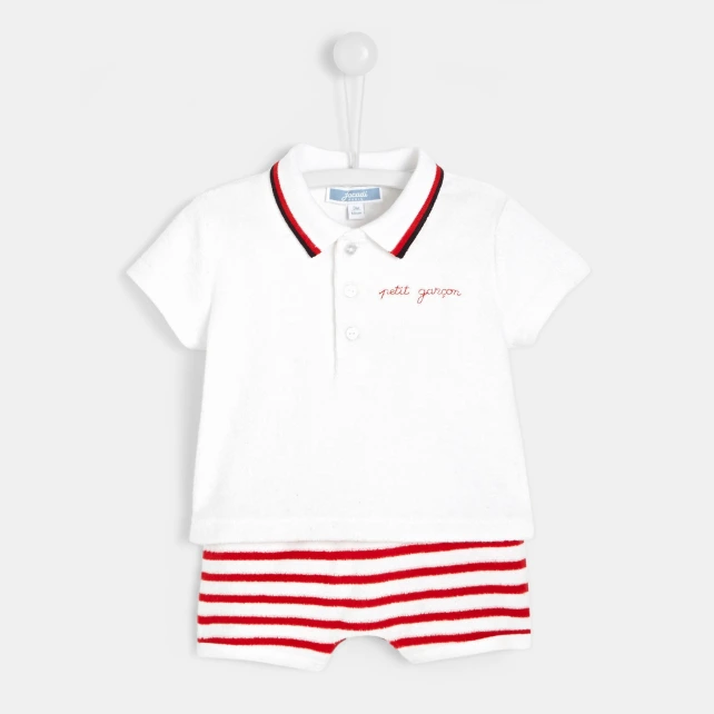 Ensemble bébé garçon en éponge
