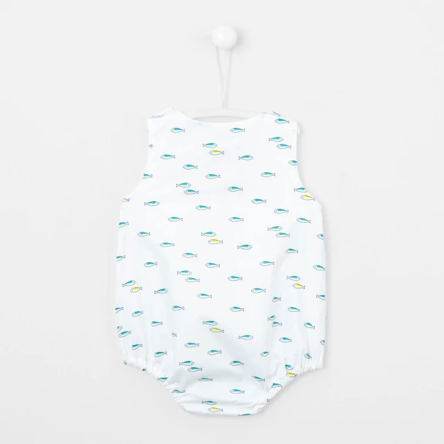 Bloomer bébé garçon imprimé poisson