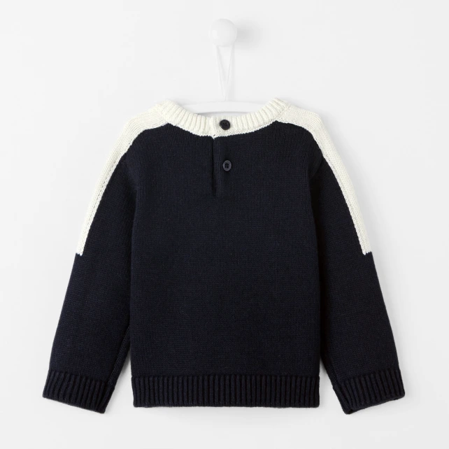 Pull bébé garçon motif flocon