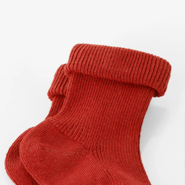 Chaussettes bébé à revers