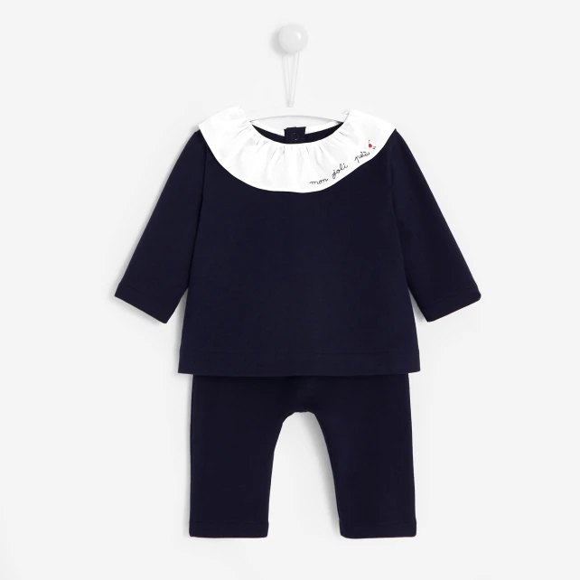 Ensemble bébé fille en molleton