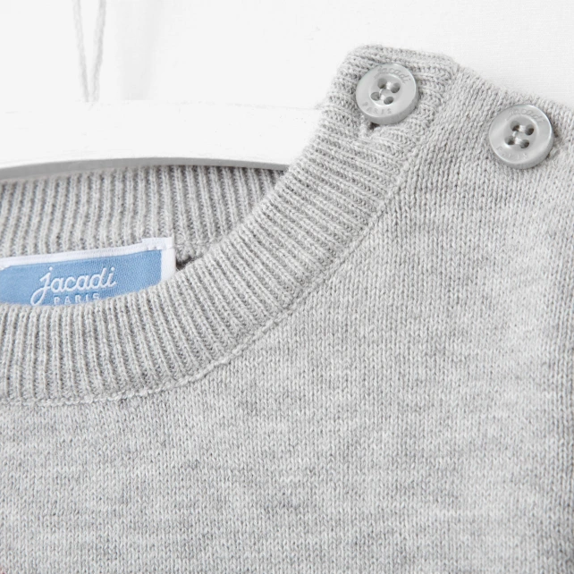 Pull bébé garçon Intarsia oiseaux