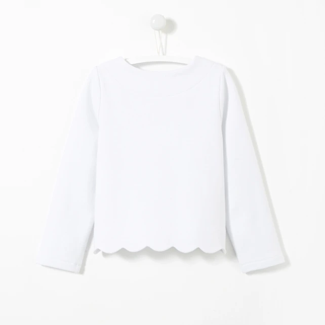 Cardigan en molleton