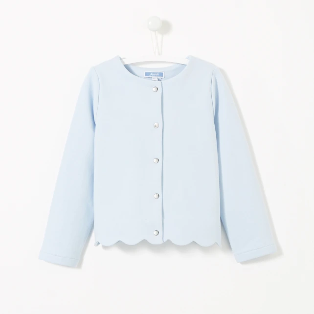 Cardigan en molleton