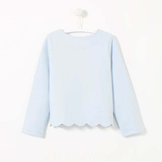 Cardigan en molleton