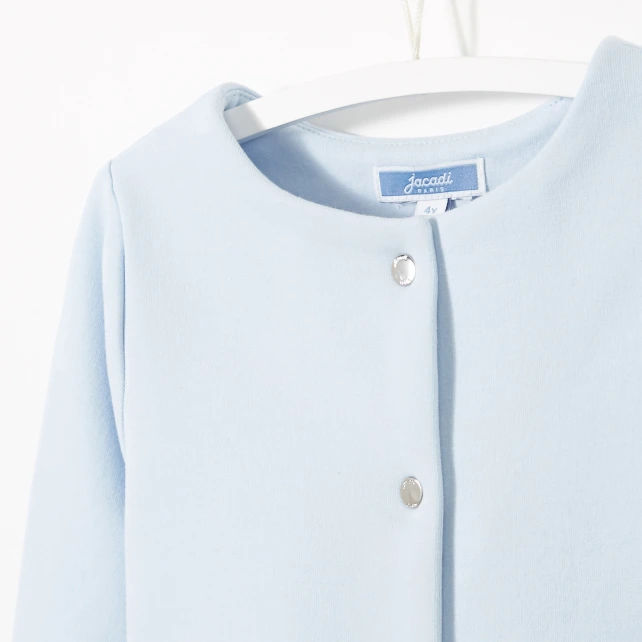 Cardigan en molleton