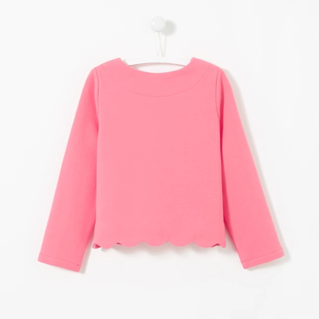 Cardigan en molleton