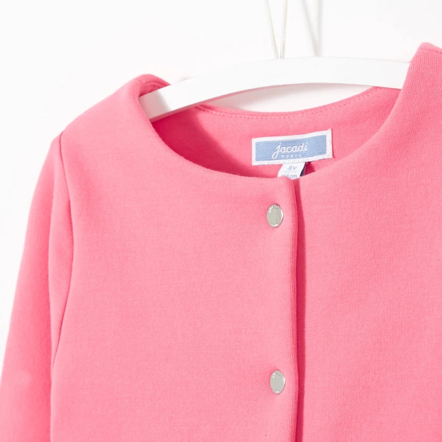 Cardigan en molleton