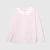 T-shirt enfant fille à col festonné