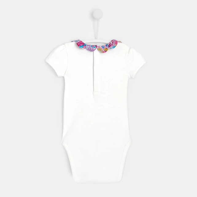 Body bébé fille à col Liberty