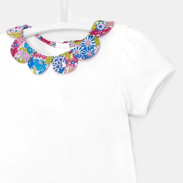 Body bébé fille à col Liberty