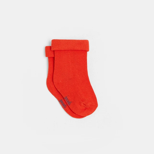 Chaussettes bébé garçon maille bouclette