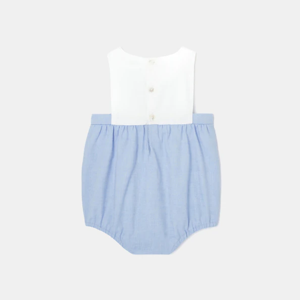 Bloomer bébé garçon en Oxford