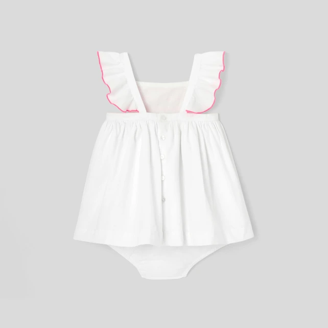 Robe bébé fille en popeline