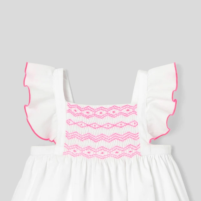 Robe bébé fille en popeline