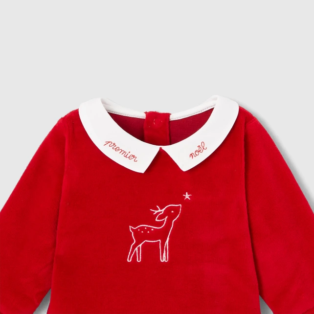 Dors-bien bébé garçon esprit de Noël 