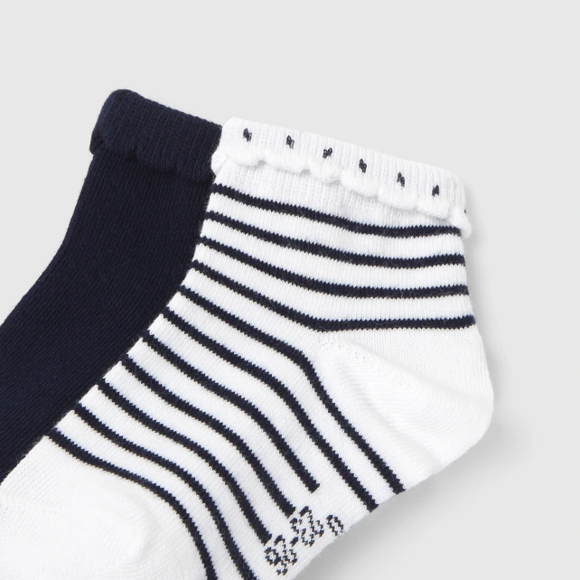 Duo de chaussettes hautes enfant fille